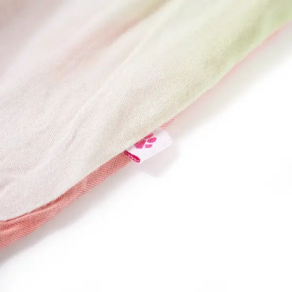 Laste plisseeritud seelik veniva vöökohaga, heleroosa, A-lõikeline, 100% viskoos, suurus 116 (5–6 a) – 5