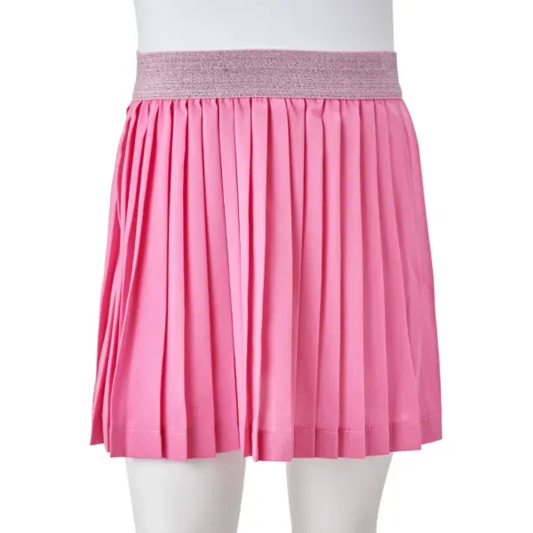 Laste plisseeritud seelik A-lõikelise disainiga, roosa, suurus 92 – 8