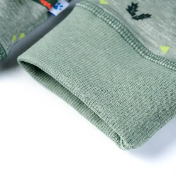 Laste pusa krokodillimustriga, hele khaki melange, suurus 92 – 5