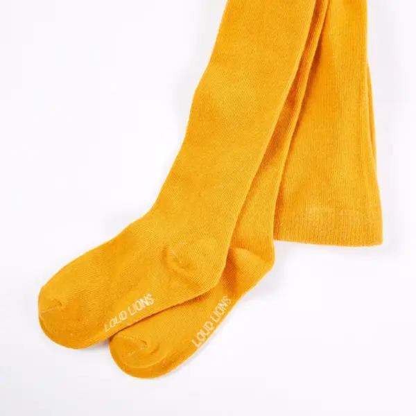 Laste sukkpüksid, ookerikollased, suurus 128 (7–8 a) – 2