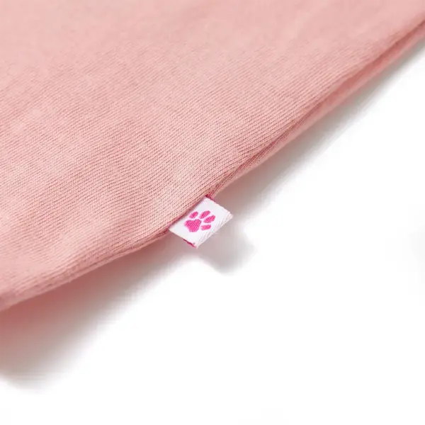 Laste T-särk volangidega, roosa, 100% puuvill, suurus 128 (7–8 a) - 5