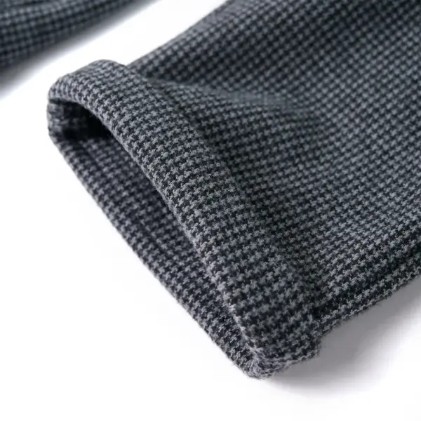 Laste ruudulised püksid elastse vööga, antratsiithall, suurus 128 – 5