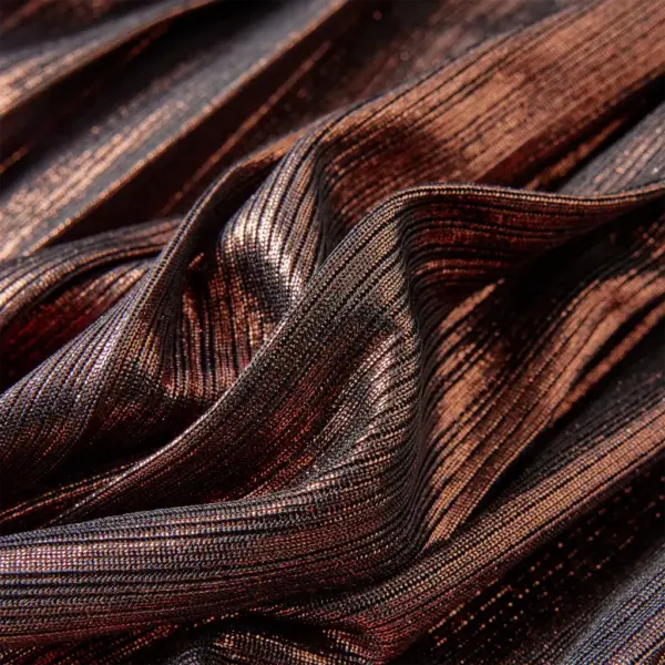 Laste sädelev plisseeritud seelik, konjakipruun, suurus 128 (7–8 a) – 6