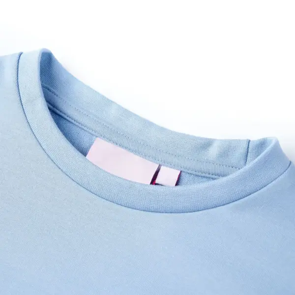 Laste sinine dressipluus värviliste täppide ja narmastega, suurus 92 – 3