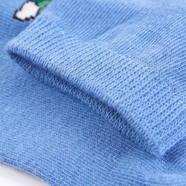 Laste sokid trükimustriga, 5 paari, sinine/hele khaki/helesinine, EU 26–29 – 6