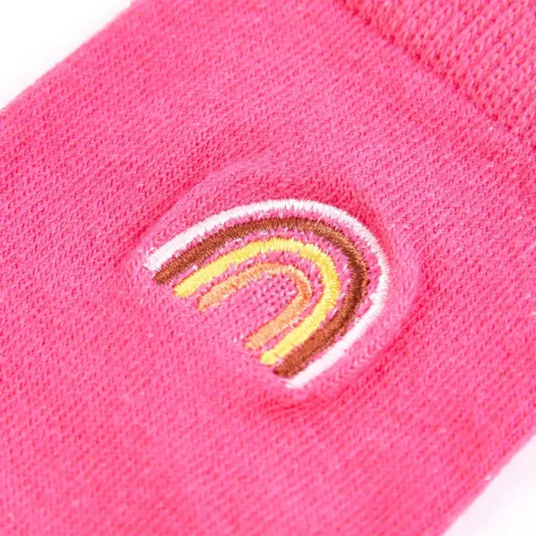 Laste sokid vikerkaare motiiviga, 5 paari, mitmevärviline, suurus EU 26–29 (5–6 a) – 3