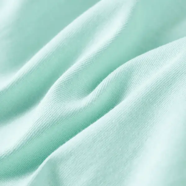 Laste T-särk bussitrükiga, hele mündiroheline, 100% puuvill, suurus 116 (5–6 a) – 7