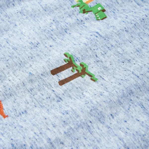 Laste T-särk dinosaurusetrükiga, sinised varjundid, suurus 104 (3–4 a) – 4