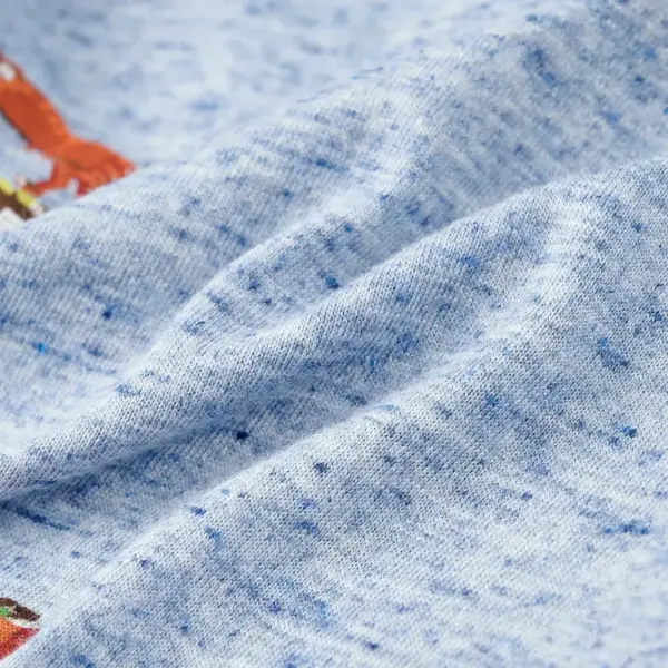 Laste T-särk dinosaurusetrükiga, sinised varjundid, suurus 104 (3–4 a) – 7