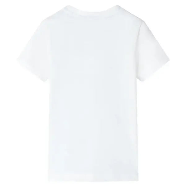 Laste T-särk haikalatrükiga, ekrüü, 100% puuvill, suurus 128 – 2