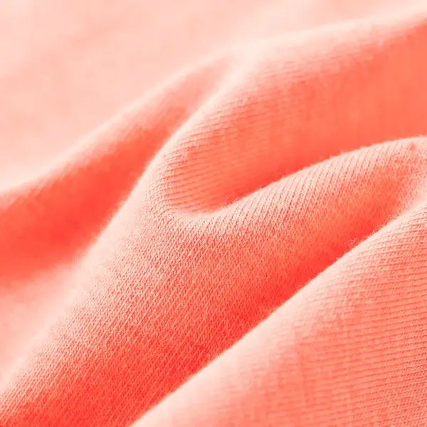 Laste T-särk jalgrattatrükiga, neoonkorallpunane, suurus 128 – 7