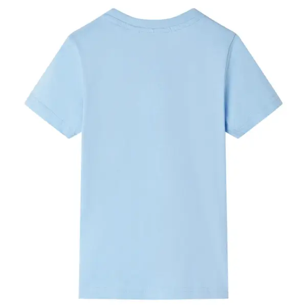 Laste T-särk kameeleonitrükiga, helesinine, 100% puuvill, suurus 104 – 2