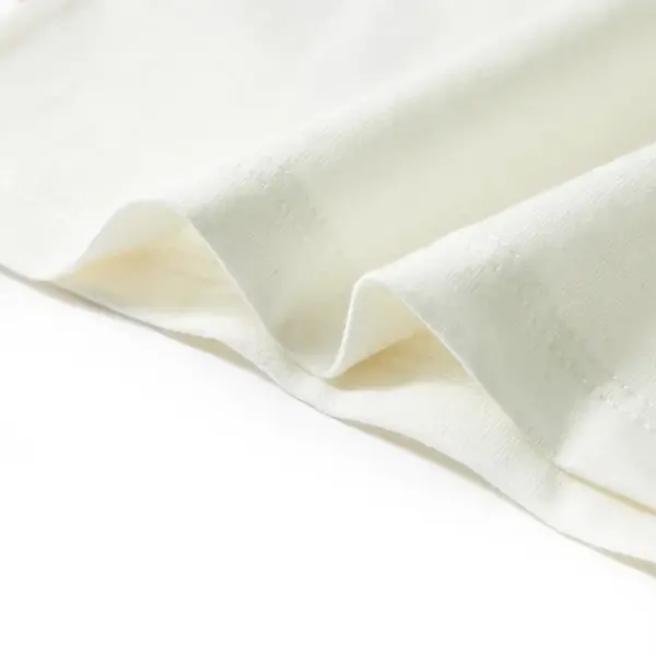 Laste T-särk volangidega varrukatega, koonusjäätise trükiga, helebeež, 100% puuvill, suurus 92 (sobib 1,5–2 aastasele) – 6