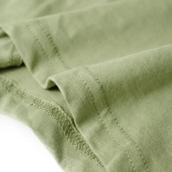Laste T-särk lõvimustriga, hele khaki, 100% puuvill, suurus 128 - 6