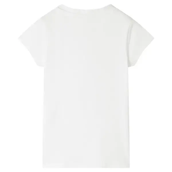 Laste T-särk maasikajoogi trükiga, helebeež, suurus 140 – 2