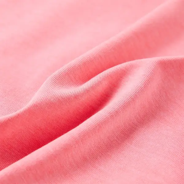 Laste T-särk papagoitrükiga, fluo roosa, suurus 128 - 7