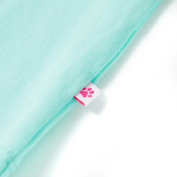 Laste T-särk vikerkaaretrükiga, hele mündiroheline, suurus 104 – 5