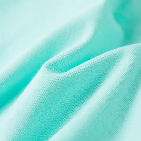 Laste T-särk vikerkaaretrükiga, hele mündiroheline, suurus 104 – 7