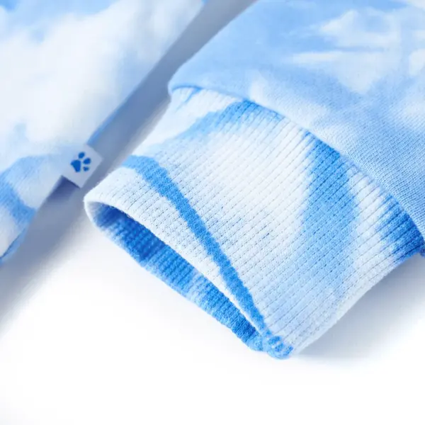 Laste dressipluus taevasinine mustriga, 85% puuvill, suurus 116 – 4