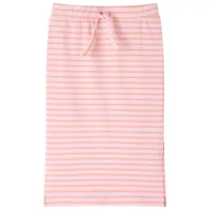 Laste sirge triibuline seelik elastse vööga, roosa/oranž, suurus 128