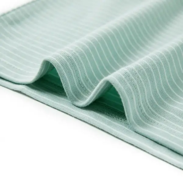 Laste triibuline T-särk lõvimustriga, hele mündiroheline, suurus 140 (9–10 a) – 6