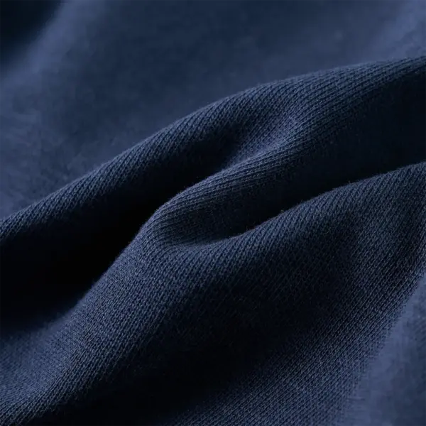 Laste kapuutsiga dressipluus mootorsaani trükiga, tumesinine ja oranž, suurus 116 – 7