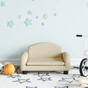 Lastediivan lastele, kreemjasvalge kangas, 50 x 40 x 30 cm