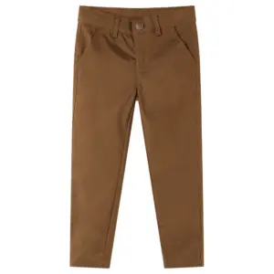 Lastepüksid veniva vöökohaga, konjakipruun, suurus 128