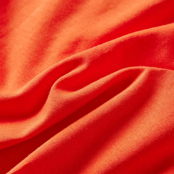 Pikkade varrukatega lastesärk linnumustriga, tumeoranž, suurus 128 (7–8 a) – 8