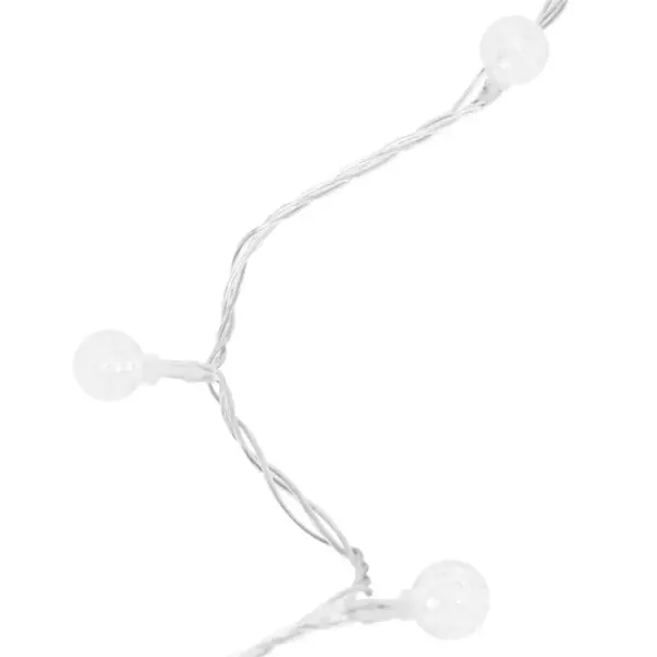 LED haldjatulede kett 20 m, 200 LEDi, külm valge, 8 valgusrežiimiga, USB, 3 m pikendusjuhe – 10