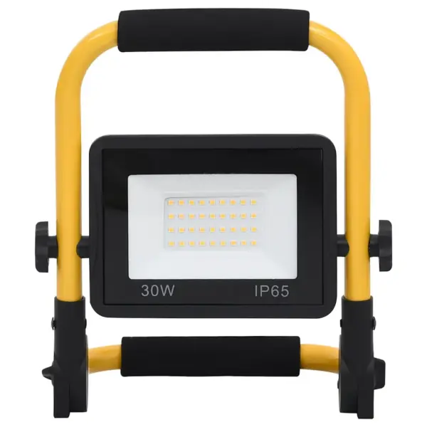 Käepidemega LED-prožektor, 30 W, külm valge, must-kollane, 21 x 16 x 26 cm – 5