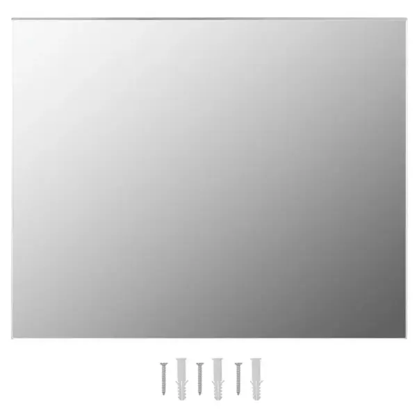 LED-tuledega raamita seinapeegel, ristkülikukujuline, hõbedane, 100 x 60 cm – 8