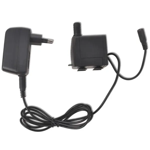 LED-valgustusega sise-purskkaev polüresiinist, hall, 24 x 33,5 x 45,5 cm – 5