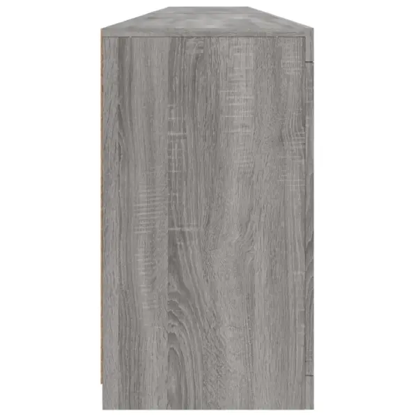LED-valgustitega puhvetkappide komplekt, hall Sonoma tamm, 283 x 37 x 67 cm – 8