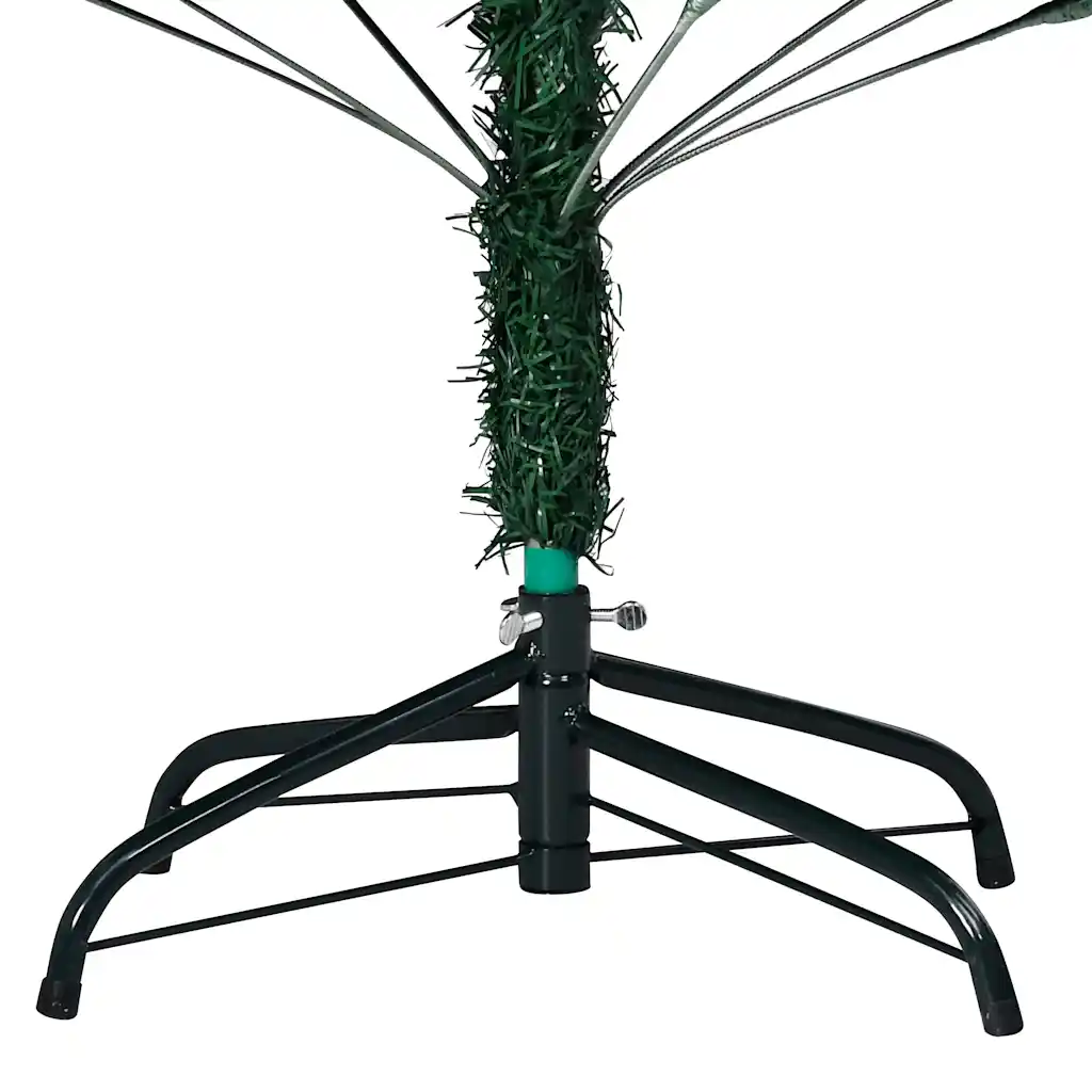 LED-valgustusega kunstjõulupuu kuulidega, roheline PVC, 120 cm