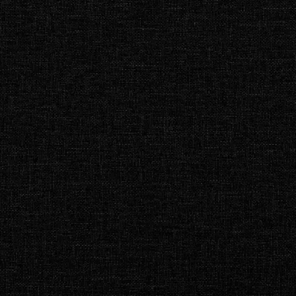 RGB LED-valgustusega voodi peats, must polüester, 144 cm – 9