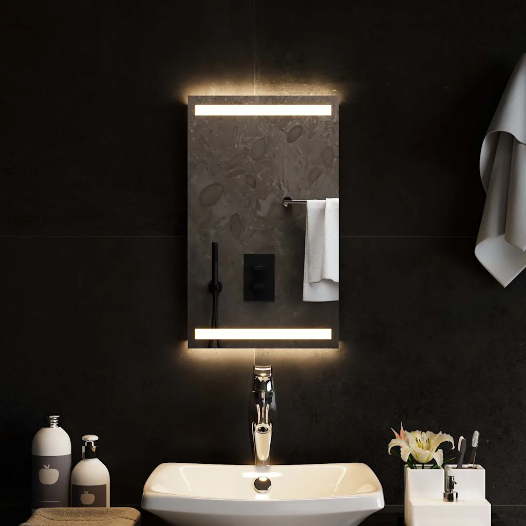 LED-vannitoapeegel USB-toitega, IP65, 30 x 50 cm