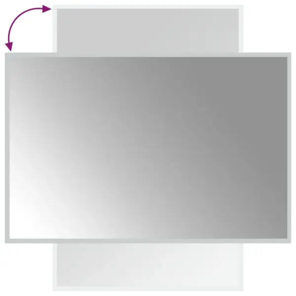 LED vannitoapeegel IP65, USB-liides, 60 x 90 cm – 6