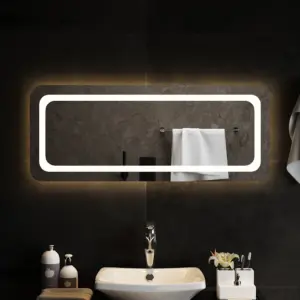 LED-vannitoapeegel IP65 kaitse ja USB-liidesega, 100 x 40 cm