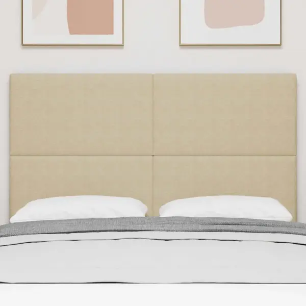 LED-valgustusega polsterdatud voodi peats, hallikasroheline polüster, reguleeritava kõrgusega, 160 x 5 x 128 cm – 3