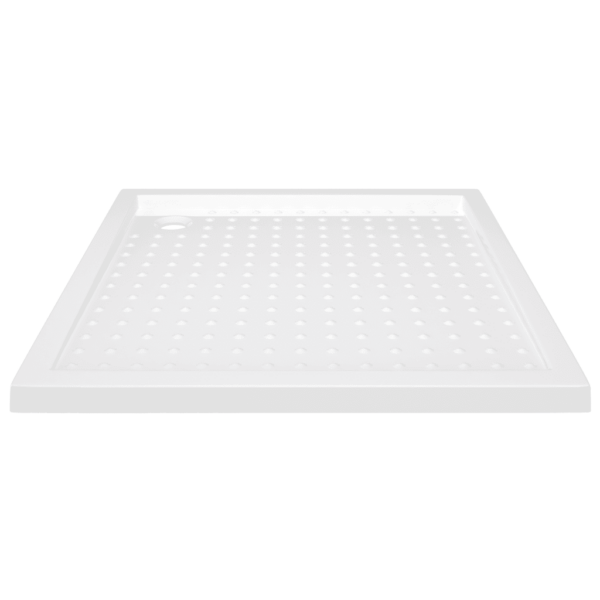 Libisemiskindel madala lävega dušialus täppidega, valge ABS, 80 x 80 x 4 cm – 3