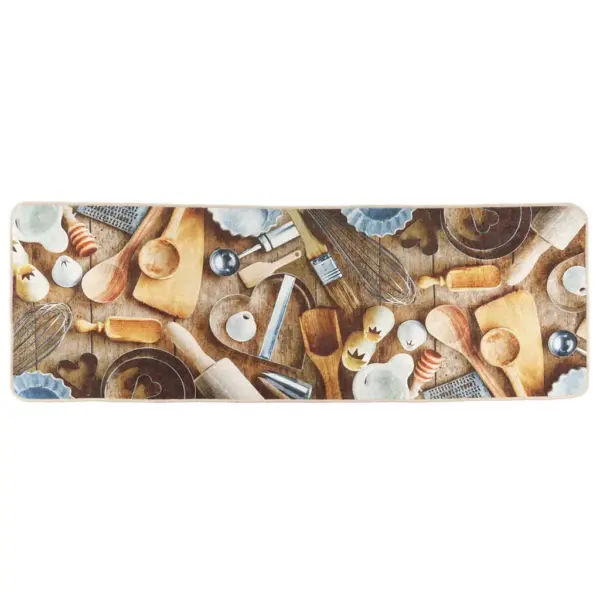 Libisemiskindel pestav köögivaip, mitmevärviline, 60 x 180 cm – 2