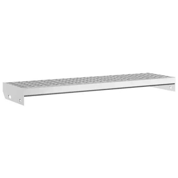 Libisemisvastane resttrepiaste, tsingitud teras, hõbedane, 80 x 24 x 7 cm – 2