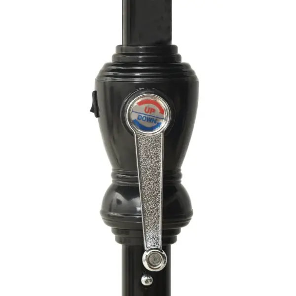 Aia päikesevari LED-valgustusega teraspostiga, liivakarva, 2 x 3 m – 10