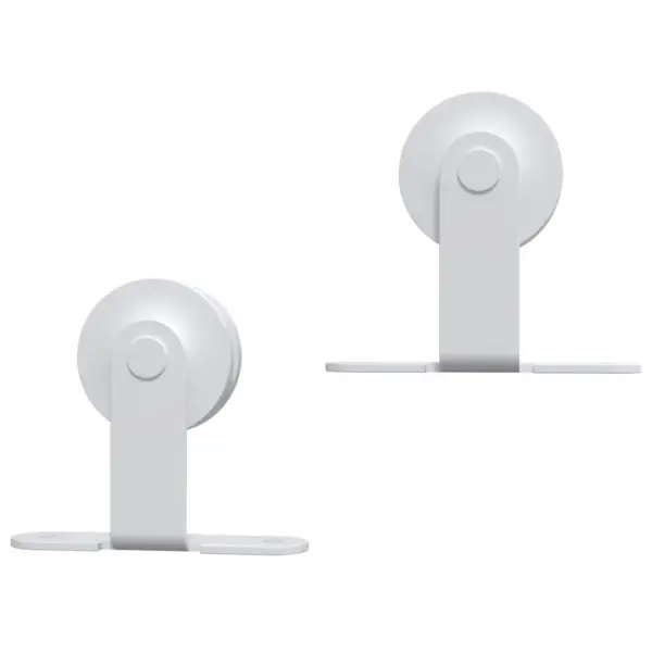 Valge liugukse tarvikute komplekt, 200 cm teras, kuni 100 kg – 5