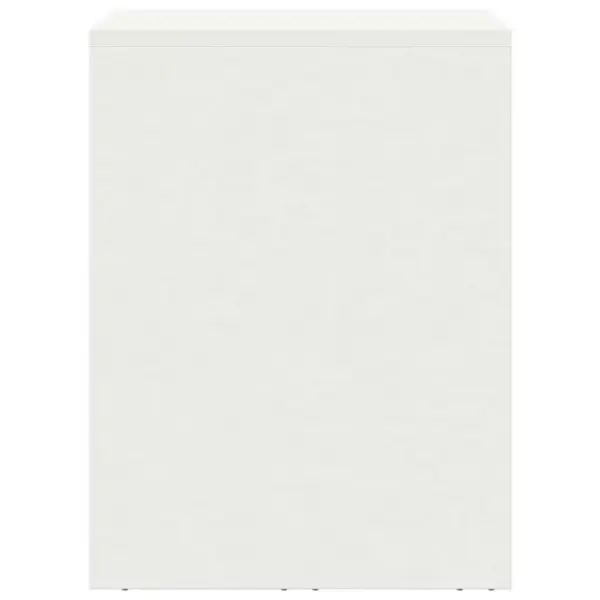 Lukustatav garaaži seinakapp, valge pulbervärvitud teras, 40 x 60 x 53 cm – 7