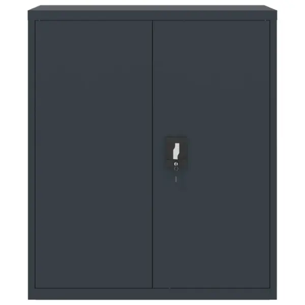 Lukustatav dokumendikapp reguleeritavate riiulitega, antratsiithall, 90 x 40 x 105 cm, teras – 3