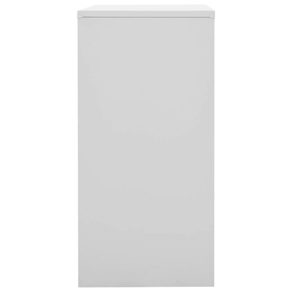 Lukustatavad terasest hoiukapid 5 tk, 6 uksega, helehall ja roheline, 90 x 45 x 92,5 cm - 4
