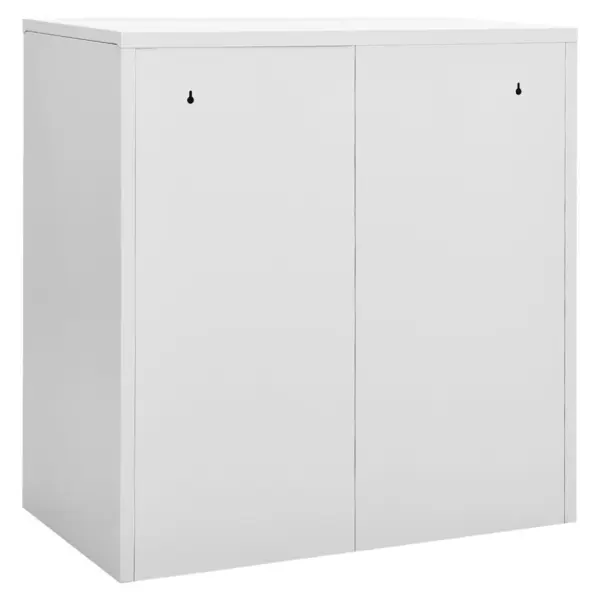 Lukustatavad terasest hoiukapid 4 uksega, 5 tk, helehall, 90 x 45 x 92,5 cm – 5