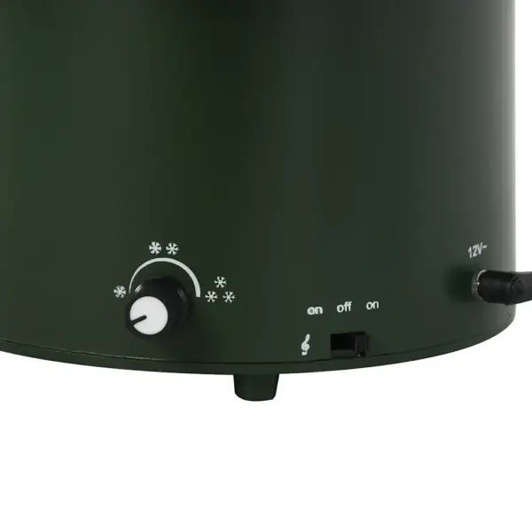 Lumesajuga kunstjõulukuusk LED-idega, vihmavarjualusega, 75 cm – 10